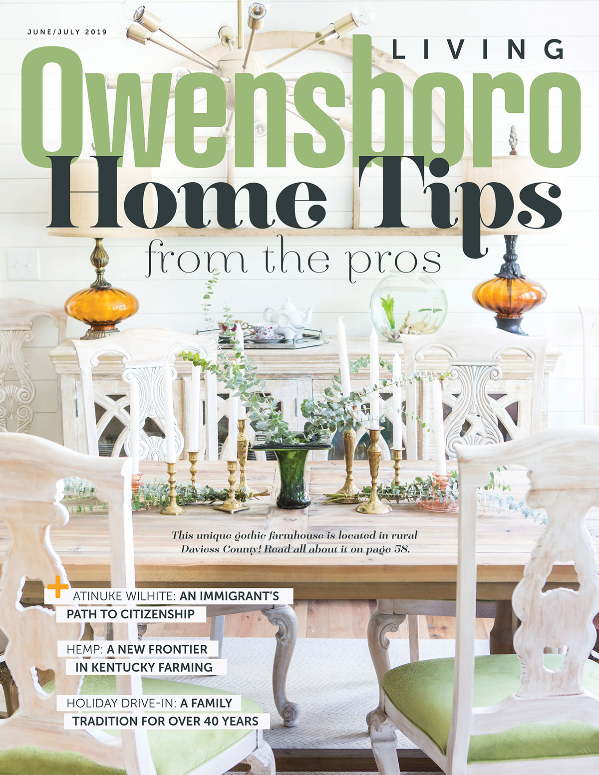 Owensboro Living June/July 2019 Cover